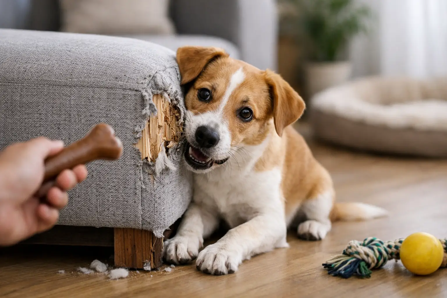 How to Stop Dog Chewing Furniture Fast