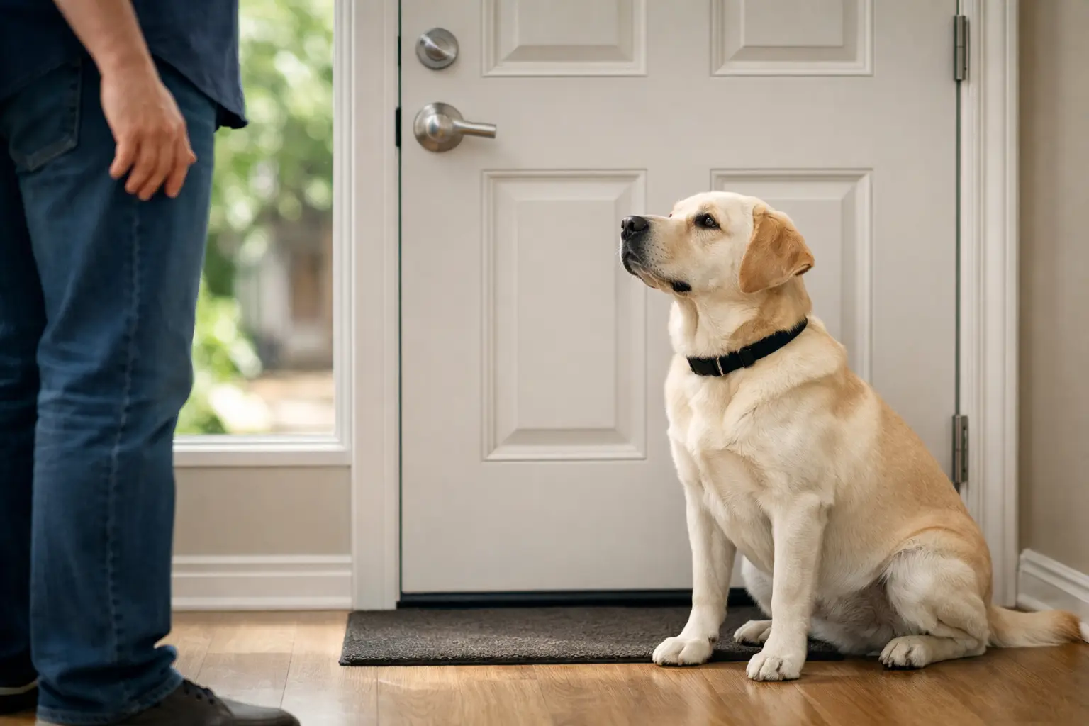 How to Teach Dog to Wait at Any Door