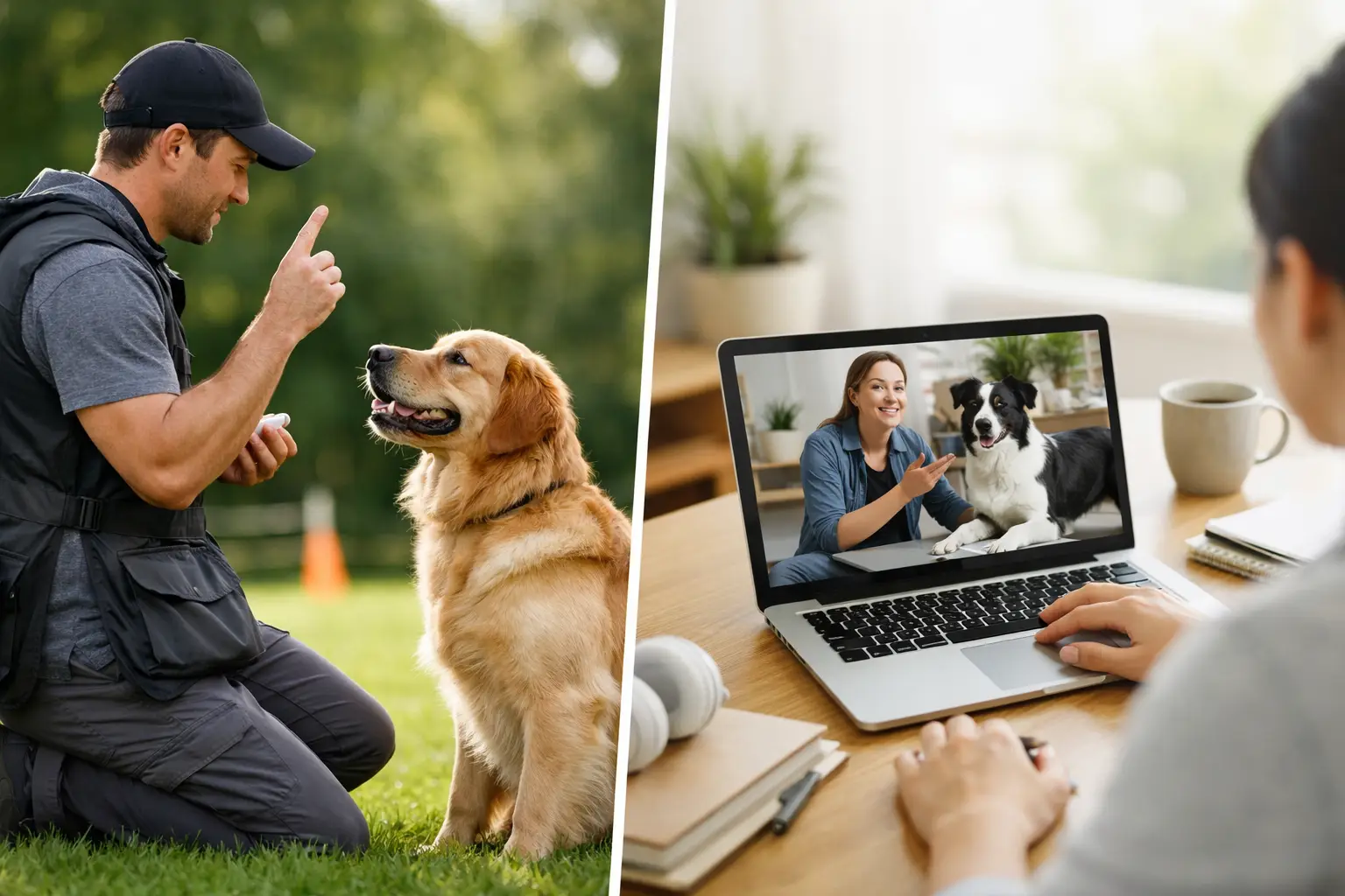 Dog Trainer vs Online Course: Which Fits?