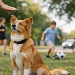 How to Teach Dog Calmness Around Everyday Distractions