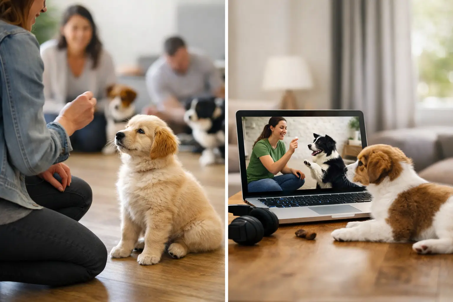 Puppy Classes vs Online Training: Which Wins?